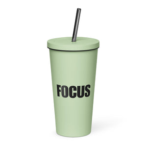 Insulated Tumbler With A Straw